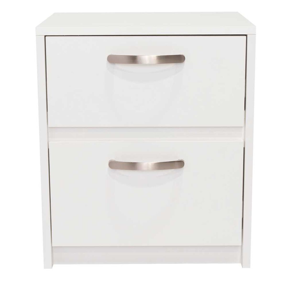 Velador TuHome Argento 2 Cajones Blanco