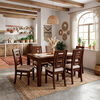 Juego de Comedor Muebles Hema Sevilla 6 Sillas Nogal