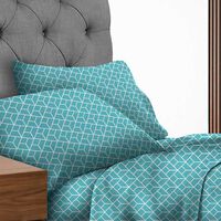 Juego de Sábanas Illusions 144 Hilos King deniz