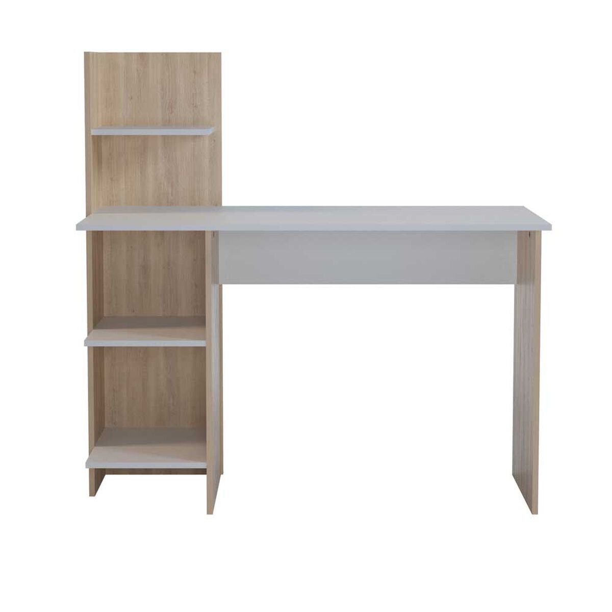 Escritorio Silcosil Biblioteca Blanco Madera
