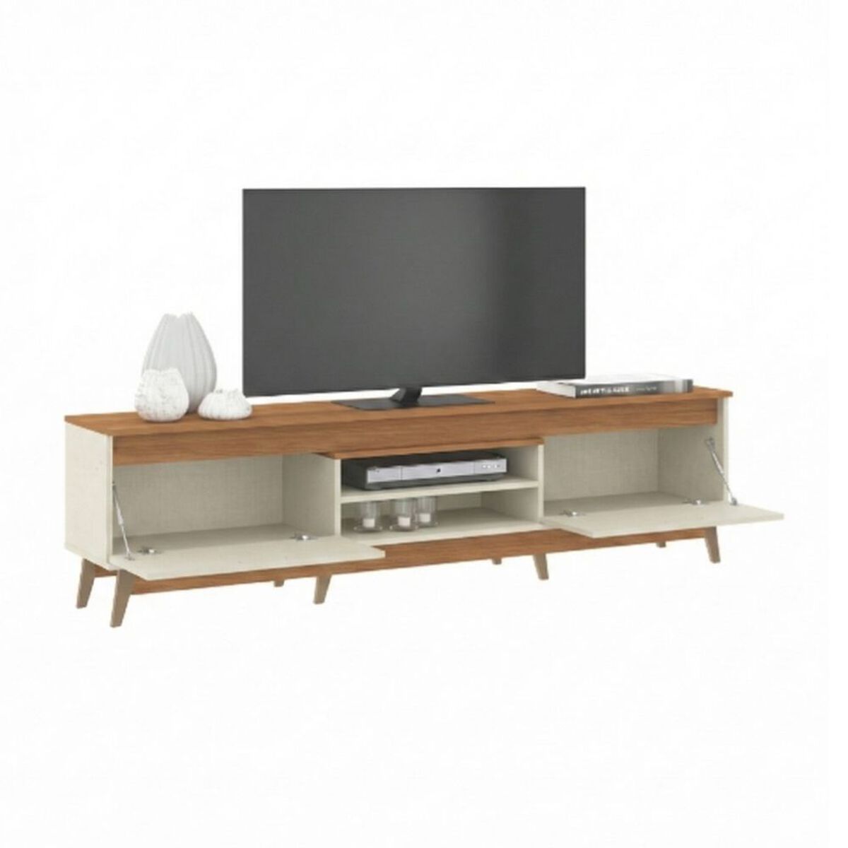 Rack TV Exit Texas Hasta 85" Beige Roble