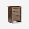 Cama Europea Rosen Base Dividida 2 Plazas Dolce + Respaldo + 2 Veladores
