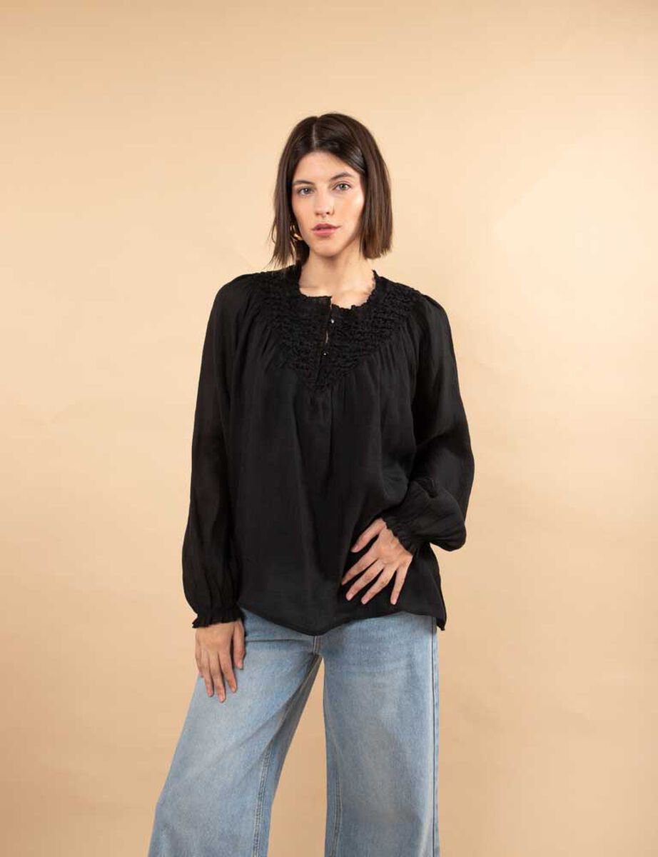 Blusa Manga Larga Mujer Zibel