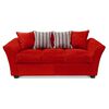 Juego de Living Elegant Detail Minesota Sofá 3 Cuerpos + Sofá 2 cuerpos + Sillón 1 Cuerpo Rojo