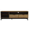 Rack TV Vekkahome Pilar Hasta 60" Café