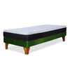 Cama Europea Latam Home 1,5 Plazas Zen Pro Verde