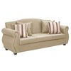 Juego de Living Innovamuebles Azucena Sofá 3 Cuerpos + Sofá 2 Cuerpos Beige 