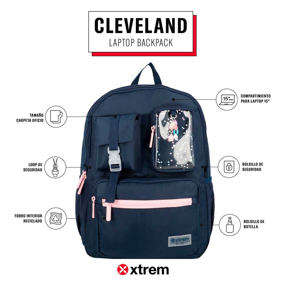 Mochila Notebook Xtrem Cleveland 5XT Azul 15