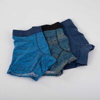 Pack 3 Bóxer Medio Hombre Icono Azul