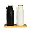 Set Alcuza Cerámica Simplit 2 Piezas Redonda 500 ml