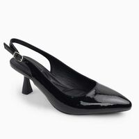 Zapato Vestir Casual Mujer Zibel Negro