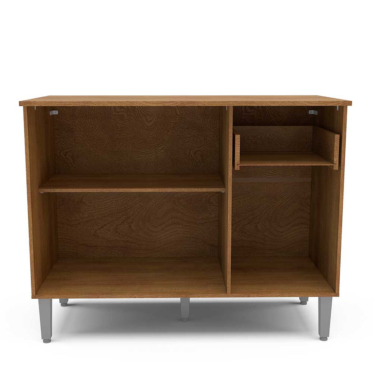 Mueble de Cocina Base Vekkahome Evandro 1 Cajón 3 Puertas Blanco
