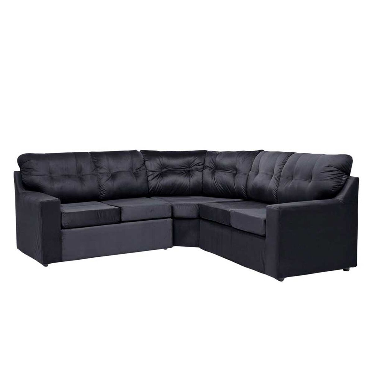 Panel TV Almore Italia Freijo y Negro Hasta 50" + Seccional