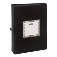 Álbum Vgo Tela con Ventana Negro 100 Fotos