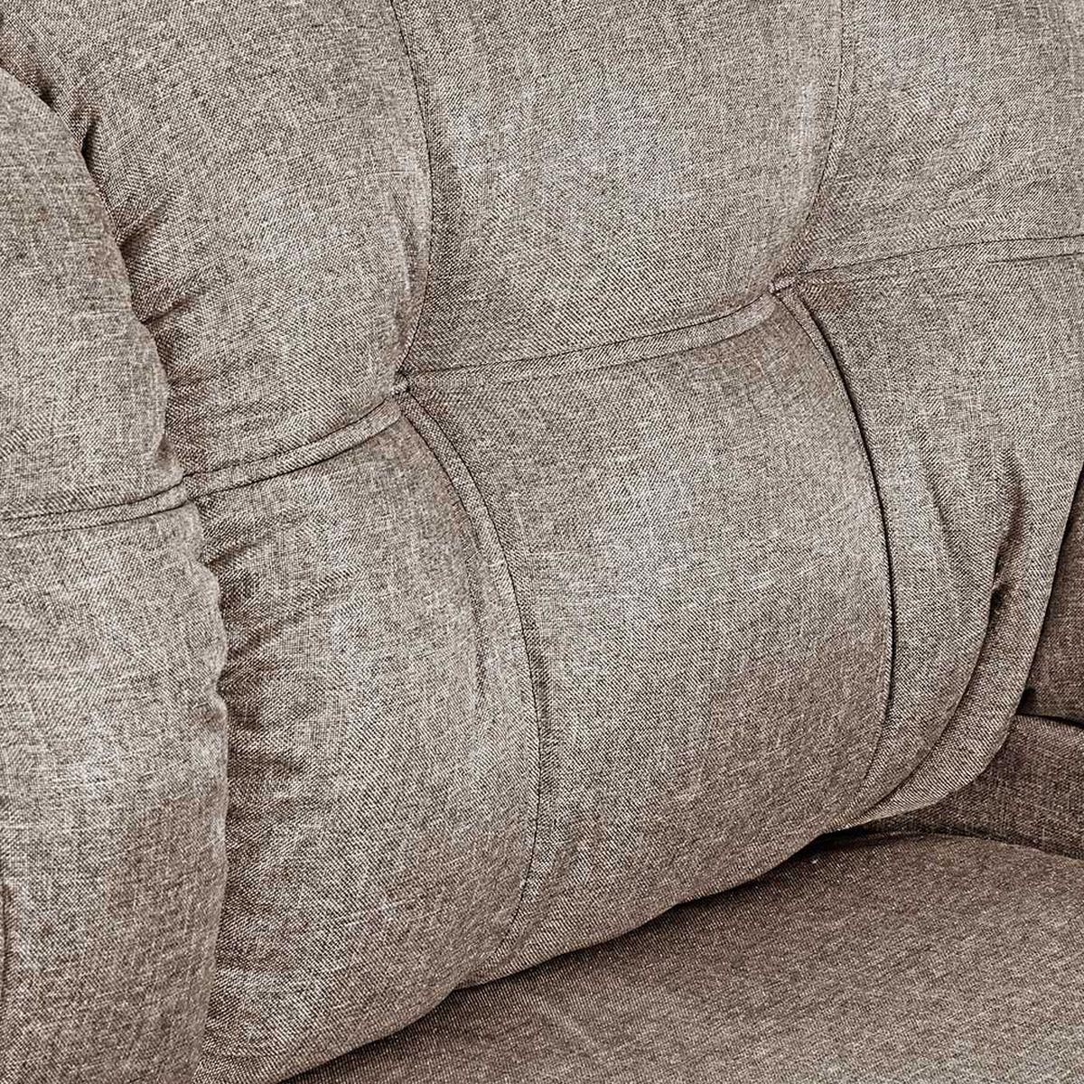 Juego de Living Deco Outlet Polonia Sofá 3 Cuerpos + Dos Sillones 1 Cuerpo Beige