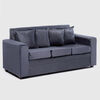 Juego de Living Almore Paris 3 Cuerpos Gris