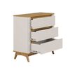 Comoda Amuv 3 Cajones Blanco