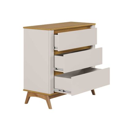 Imagen 2 del producto Comoda Amuv 3 Cajones Blanco