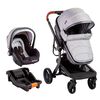 Coche Cuna Travel System Bebe Taurus con Base Gris Bebesit