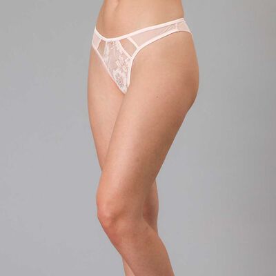 Imagen 1 del producto Bikini Encaje y Tul Flores Coral