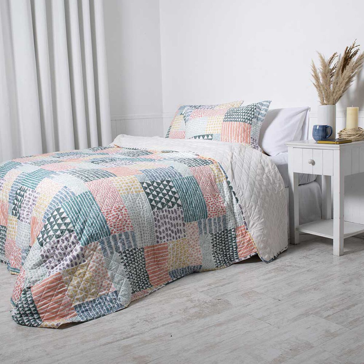 Quilt Mashini 1,5 Plazas Estampado Aries