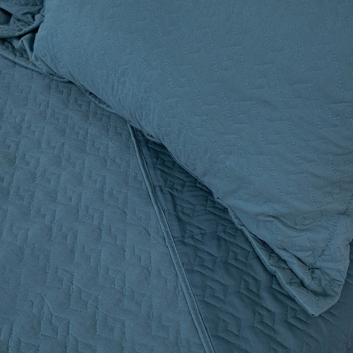 Quilt Doral King Azul Marino Velvety