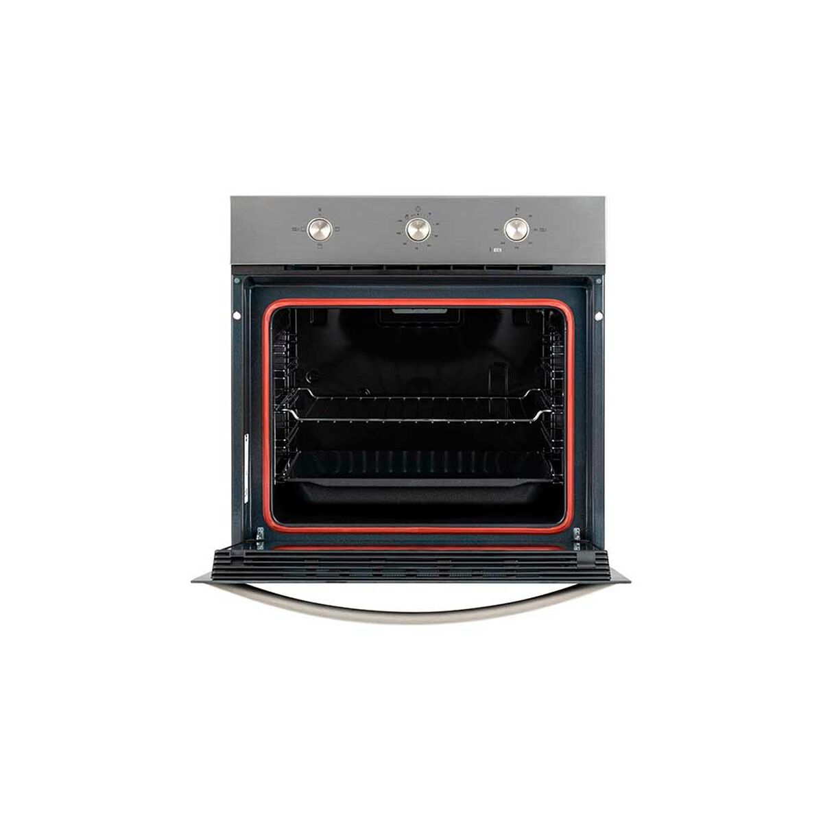 Horno Empotrado Teka HBB 5360 SS Bruta:72 lt; Neta:67 lt Frente Acero Inox + Cristal Negro