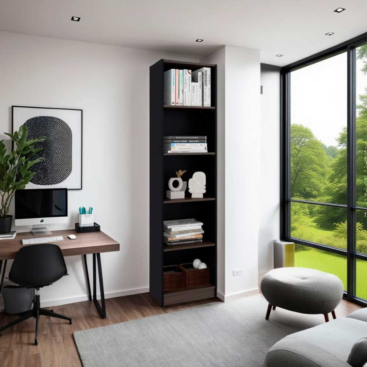 Estante TuHome Home E2 4 Repisas Wengue Milan