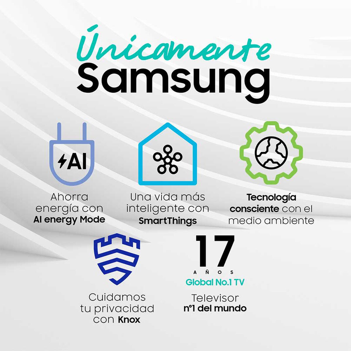 LED 75" Samsung CU7000 Smart TV 4K UHD 2023