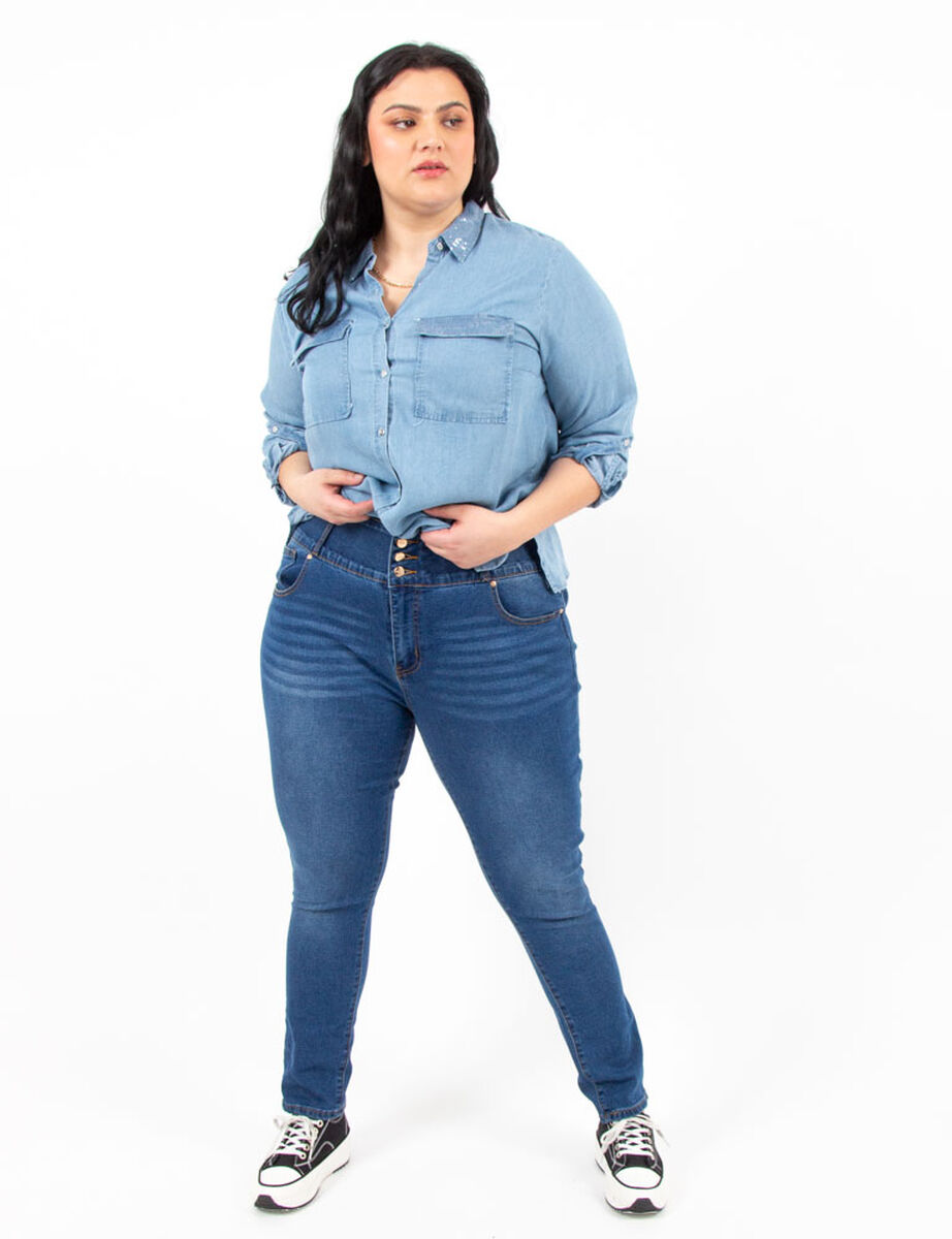 Jeans Skinny Mujer Extralindas