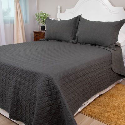 Imagen 2 del producto Quilt Doral 2 Plazas Negro Velvety