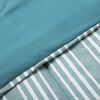 Plumón Soft Touch Estampado Zibel 2 Plazas Liso Turquesa