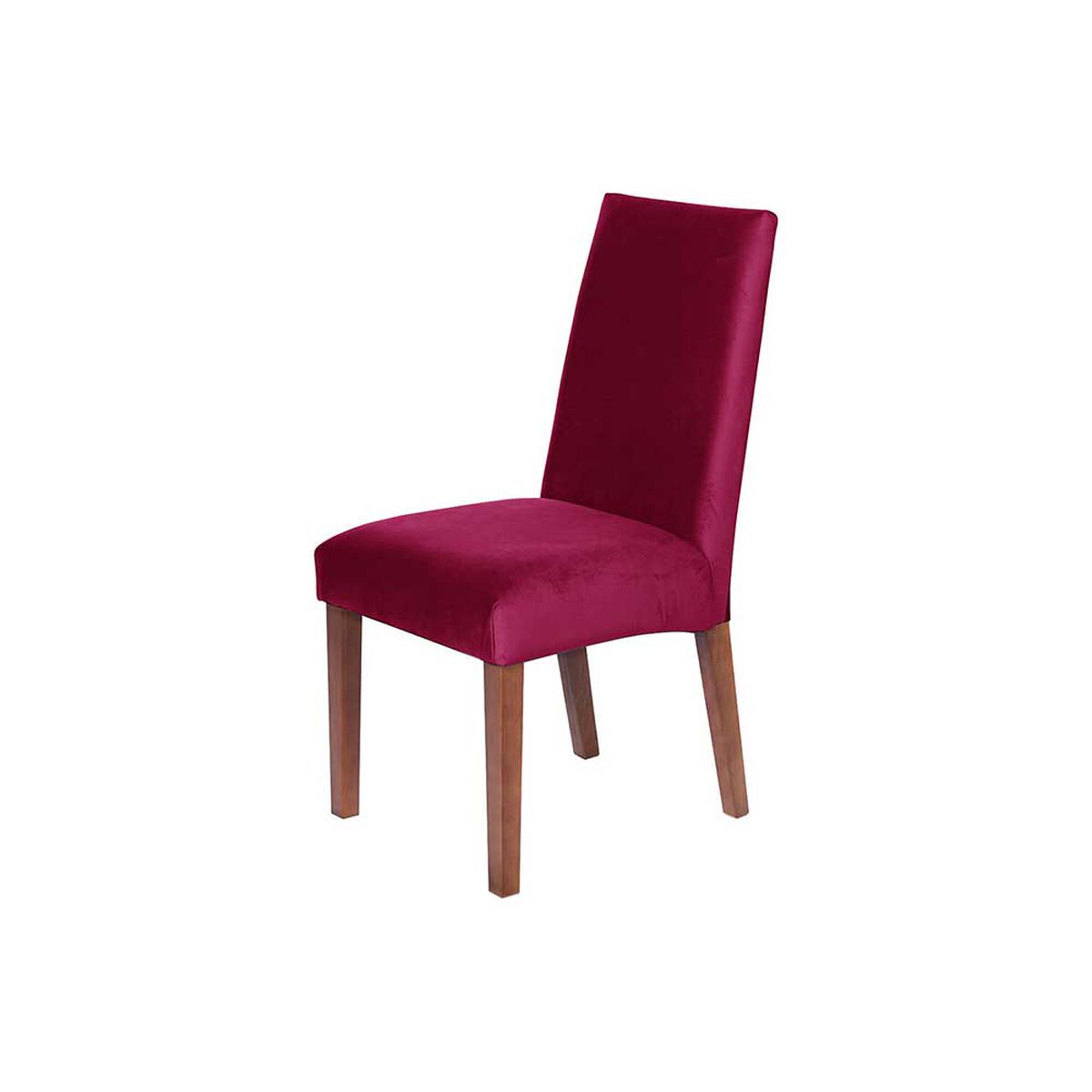Silla Latam Home Cadiz Tela Velvet Burdeo