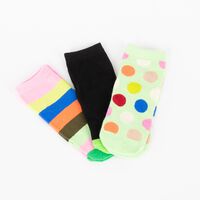 Pack 3 Calcetines Mujer Icono Verde