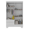 Closet Di Poretti Design Bambole 2 Cajones 4 Puertas Blanco