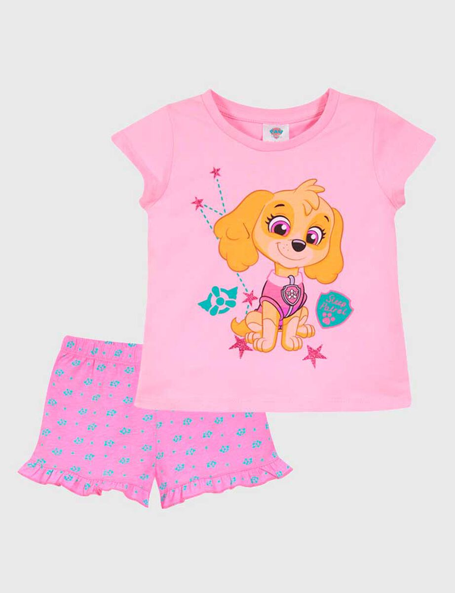 Pijama de Algodón Niña Paw Patrol
