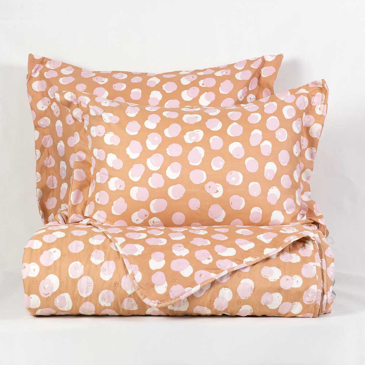 Set Quilt + Juego de Sábanas Estamapado Mashini 1,5 Plazas Palmas