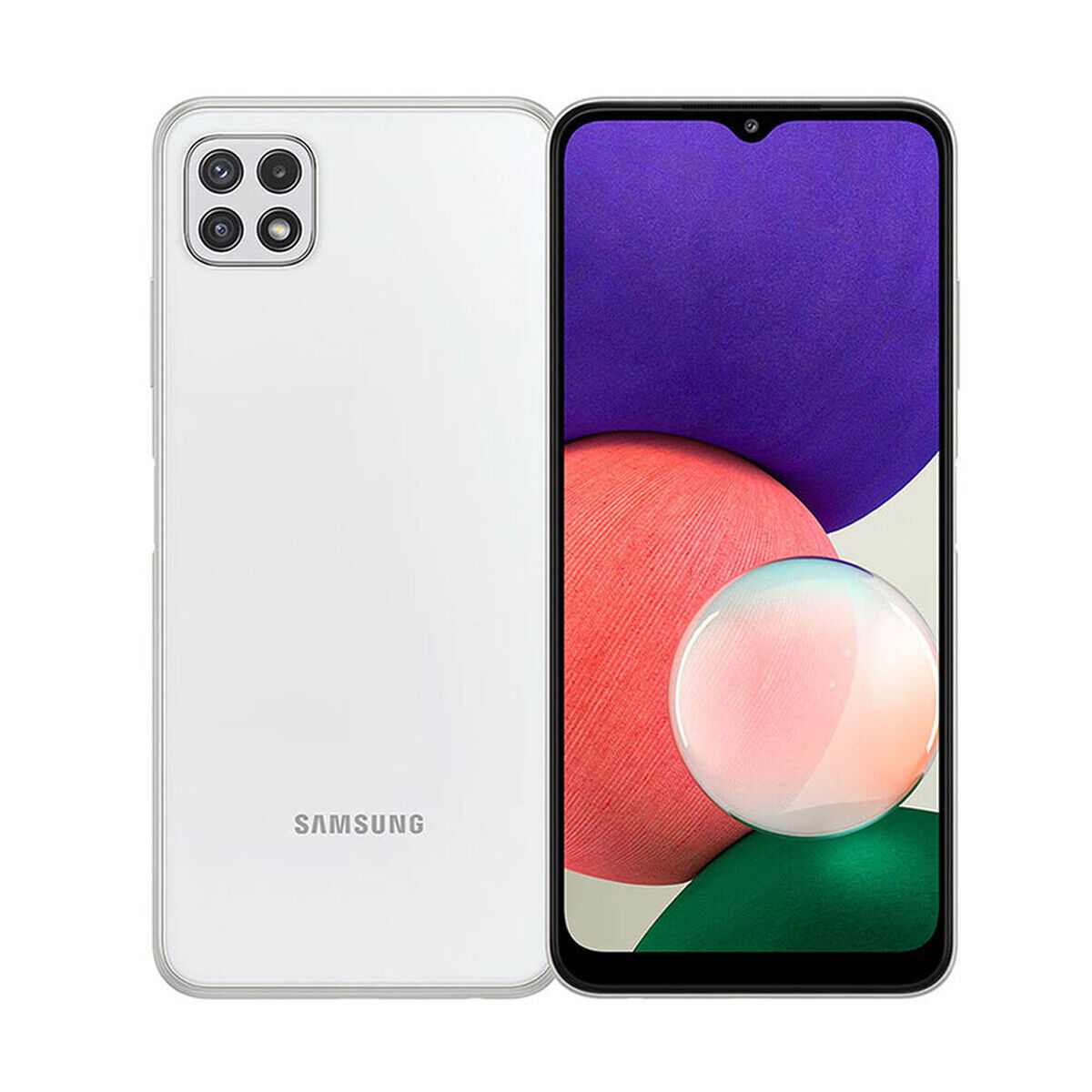 Combo Celular Samsung Galaxy A22 5G 128GB 6,6" Blanco Liberado + Audífonos Bluetooth Skullcandy Jib True Negros