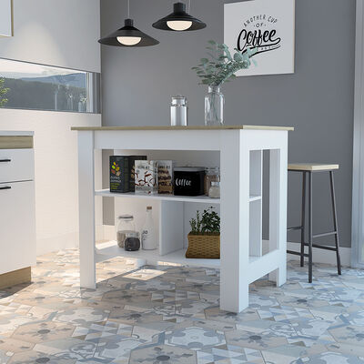 Imagen 2 del producto Mesa de Cocina TuHome Blanco Blanco Nevado