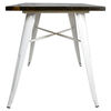 Mesa de Comedor Britbox Tolix Glasgow 120 Blanco