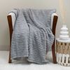 Manta Doral Chiporro Jacquard 127x152 cm Gris