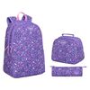 Pack Mochila Espalda Cool Animal Corazon Morado Head