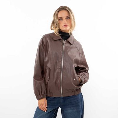 Chaqueta Ecocuero Mujer Icono