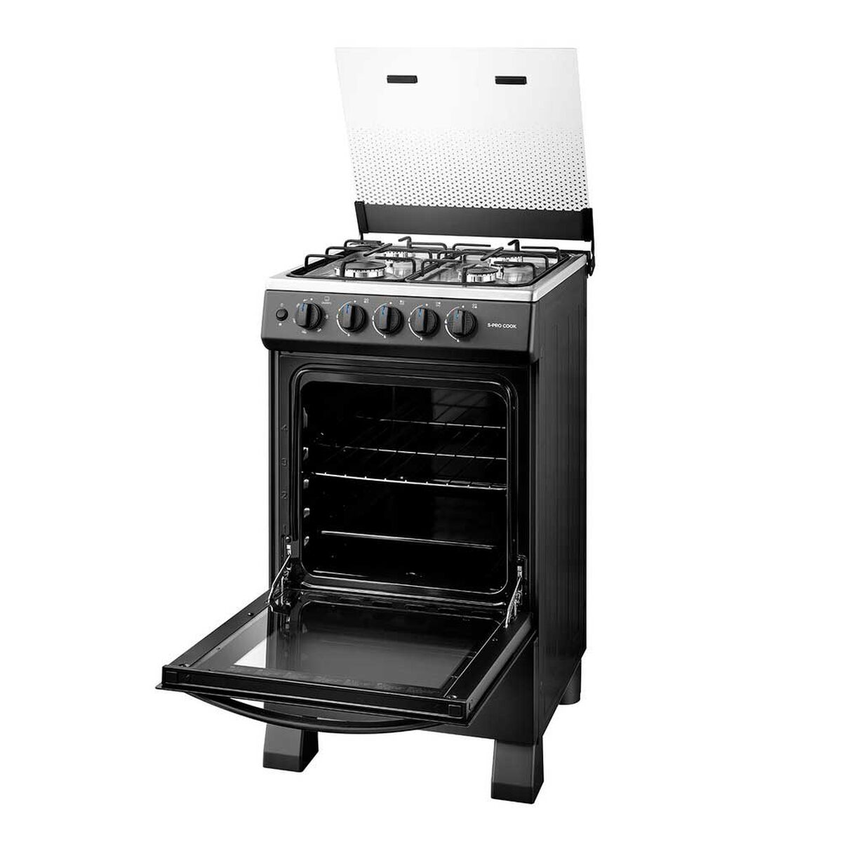 Cocina a Gas Midea MFO-MG20TCSSLBK 4 Quemadores
