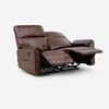 Sof&aacute; Reclinable Rosen Tolosa 2 Cuerpos Marr&oacute;n