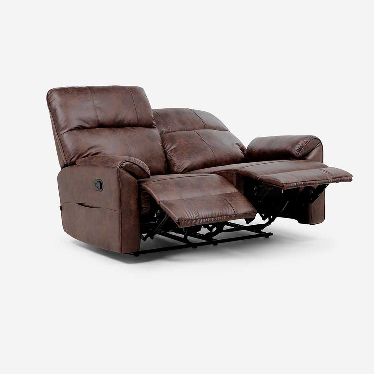 Sof&aacute; Reclinable Rosen Tolosa 2 Cuerpos Marr&oacute;n