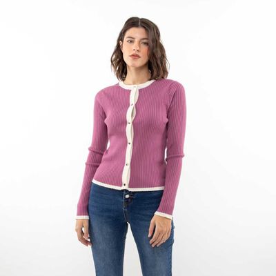 Sweater Botones Mujer Zibel