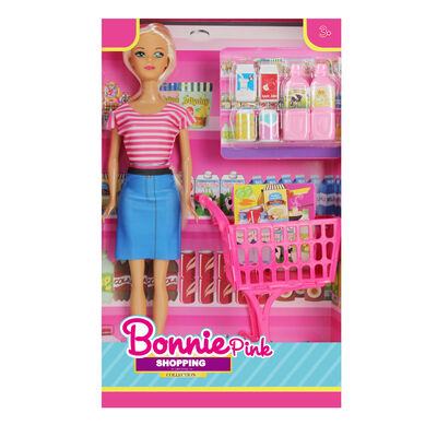 Imagen 2 del producto Muñeca de moda de compras de 29 cm Boonie Pink