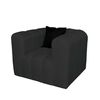 Juego de Living Muebles MYM Leonol Sof&aacute; 3 Cuerpos + Dos Sillones 1 Cuerpo Negro