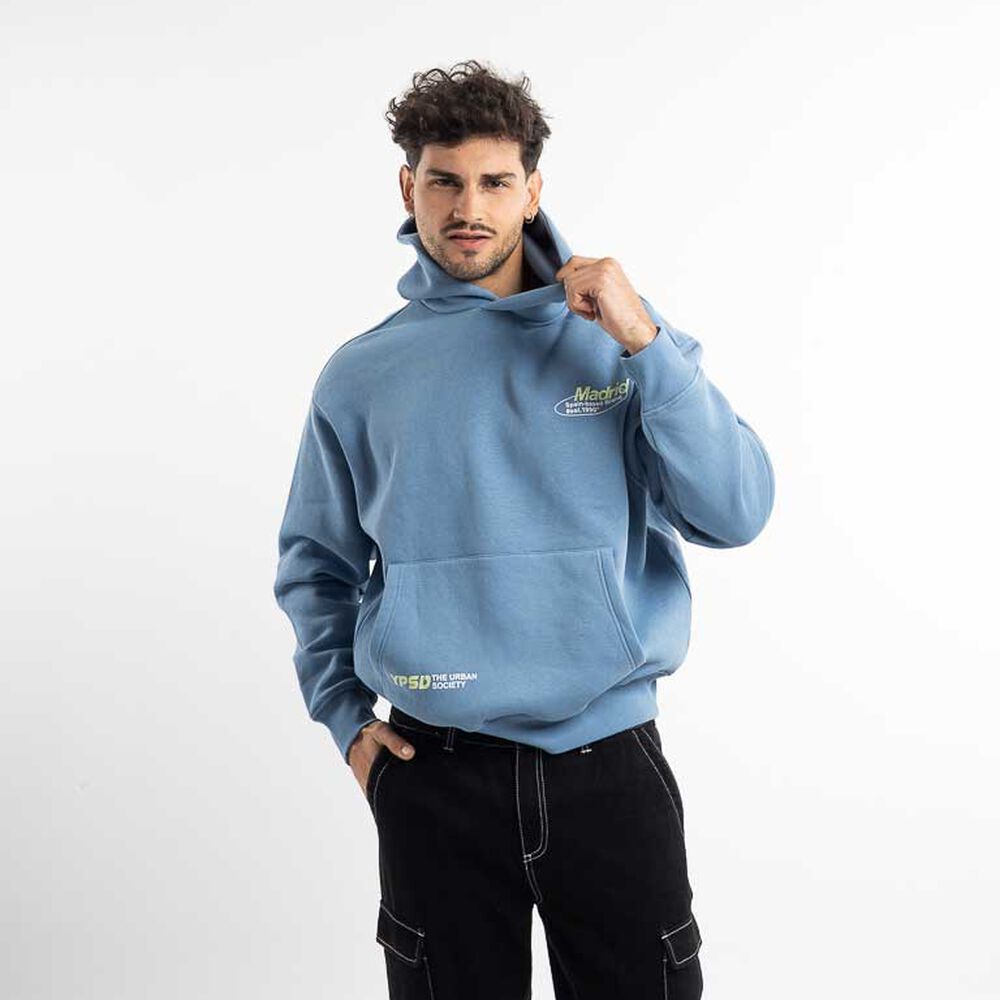 Polerón Hoodie Boxy Hombre Icono